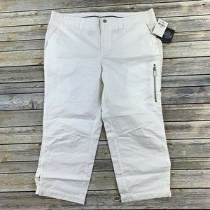 RLX Ralph Lauren Womens 14 Pants Capri White Golf